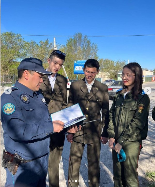 «Полицияның бір күні» атты акция ұйымдастырды