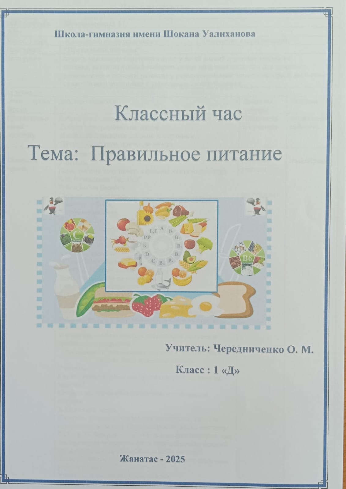 Правильное питание